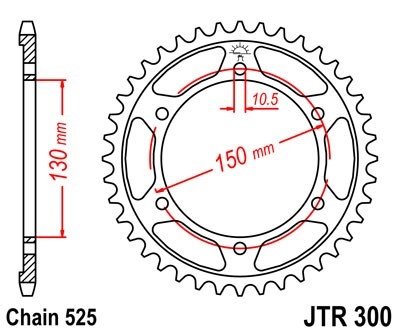 Kit de lant D.I.D Chain - Argintiu lant 525 VX, X-Ring, pinion fata JT cauciucat, foaie spate JT pentru YAMAHA TDM 900 2002-2013 - Img 5
