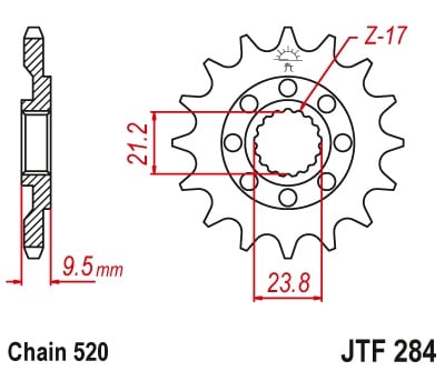 Kit de lant D.I.D Chain - Auriu lant 520 ERT, Non-sealed, pinion fata JT, foaie spate JT pentru HONDA CRF 450 X 2005-2018 - Img 2