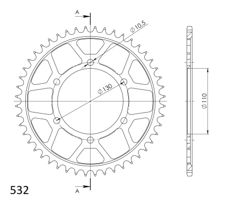Kit de lant D.I.D Chain - Auriu lant 520 ZVM-X, X-Ring, pinion fata SUPERSPROX, foaie spate SUPERSPROX pentru YAMAHA YZF-R6 2003-2005 - Img 4
