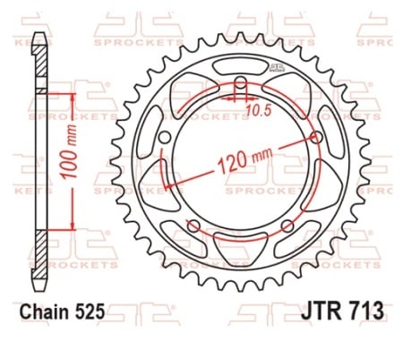 Kit de lant D.I.D Chain - Auriu lant 525 VX, X-Ring, pinion fata JT, foaie spate JT pentru APRILIA Tuono 1000 V4 R (APRC) 2012-2016 - Img 6