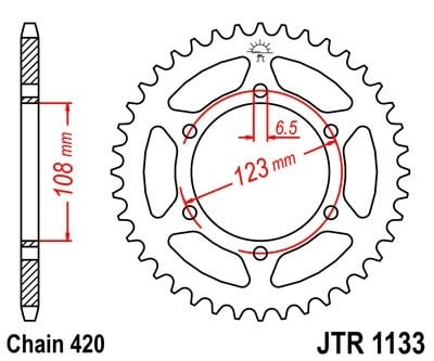 Kit de lant EK - Argintiu lant 420 DEH, Non-sealed, pinion fata SUPERSPROX, foaie spate JT pentru DERBI GPR 50 Nude 2004-2005 - Img 5