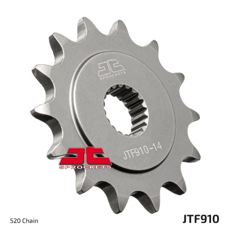 Kit de lant EK - Argintiu lant 520 H, Non-sealed, pinion fata JT, foaie spate JT pentru ZONTES 125 GK 2022-2024 - Img 4