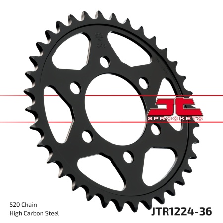 Kit de lant EK - Argintiu lant 520 SRX, X-Ring, pinion fata JT, foaie spate JT pentru HONDA CB 300 R 2019-2025 - Img 5