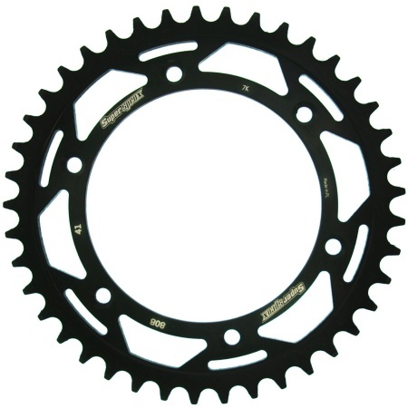 Kit de lant EK - Argintiu lant 520 SRX, X-Ring, pinion fata SUPERSPROX, foaie spate SUPERSPROX pentru SUZUKI DR 350 SE 1996 - Img 4