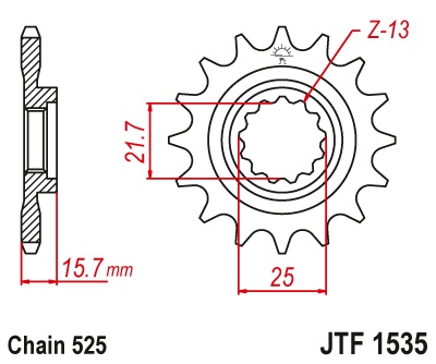 Kit de lant EK - Argintiu lant 525 DEX, X-Ring, pinion fata JT, foaie spate SUPERSPROX pentru KAWASAKI ZZR 600 2005-2008 - Img 3