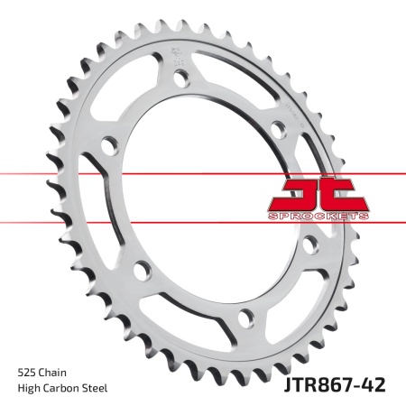Kit de lant EK - Auriu lant 525 ZVX, X-Ring, pinion fata JT cauciucat, foaie spate JT pentru YAMAHA TDM 850 1996-1998 - Img 5