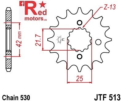 Kit lant DID GOLD X-Ring PRO-STREET 530 VX pentru Suzuki RF600 RT,RV 1996-1997 - Img 2
