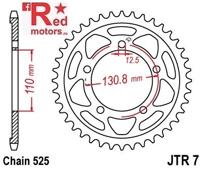 Kit lant DID GOLD X-Ring SUPERSTREET 525 ZVM-X pentru BMW S1000 RR 2012-2015 - Img 3