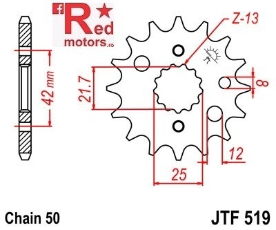 Kit lant DID X-Ring PRO-STREET 530 VX pentru Kawasaki ZXR750 R M1-M3 (ZX) 1993-1995 - Img 2