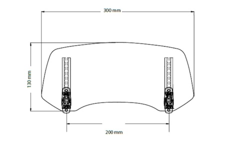 Multiadjustable visor PUIG 2.0 20763W fixed by screws transparent - Img 3