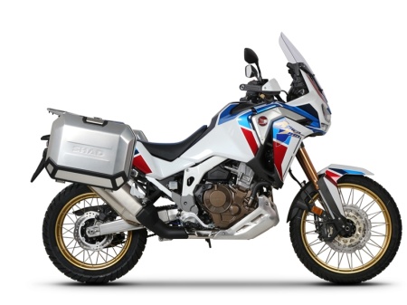 Set complet cutii aluminiu laterale, 36L / 47L SHAD TERRA NEGRU, include kit montare SHAD HONDA CRF 1100 Africa Twin - Img 13