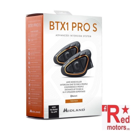Sistem de comunicatie Midland BTX1 PRO S DOUBLE