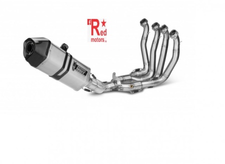 Sistem de evacuare complet 4x2x1 MIVV SPEED EDGE Full Titan / Capac Carbon pentru YAMAHA YZF-R1 (2015-2021)