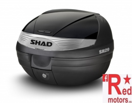 Top case cu capac colorat SHAD SH29 Black metal
