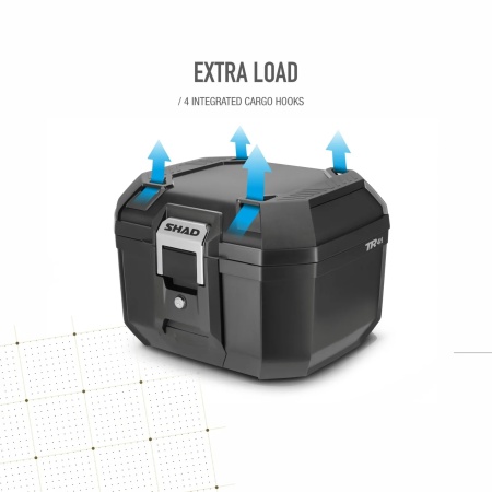 Top case SHAD Terra TR41 D0TR41100 Negru - Img 3