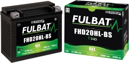 Baterie cu gel FULBAT FHD20HL-BS GEL (Harley.D) (YHD20HL-BS GEL) - Img 2