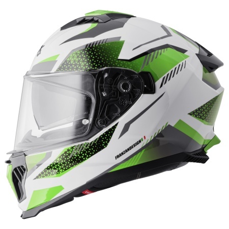 Casca integrala GMS GELERO ZG12701 white-green-grey L - Img 3