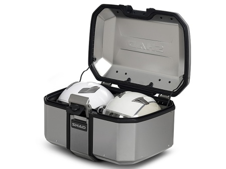Complete set of aluminum cases SHAD TERRA, 55L topcase + 36L / 47L side cases, including mounting kit and plate SHAD CF Moto 800MT - Img 7