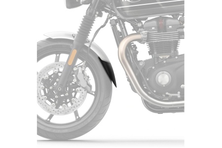 Front fender extension PUIG 21257N Negru - Img 2