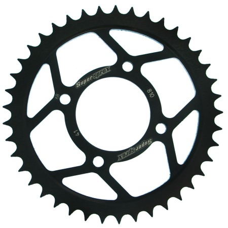 Kit de lant D.I.D Chain - Argintiu lant 428 D, Non-sealed, pinion fata SUPERSPROX, foaie spate SUPERSPROX pentru SUZUKI GN 125 1999 - Img 4