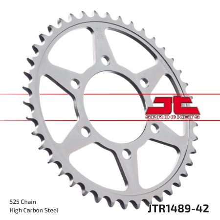 Kit de lant D.I.D Chain - Argintiu lant 525 ZVM-X, X-Ring, pinion fata JT cauciucat, foaie spate JT pentru KAWASAKI ZX-7RR Ninja 750 1996-1999 - Img 6