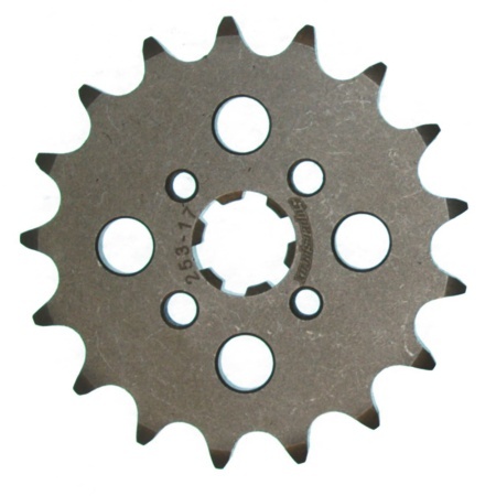 Kit de lant EK - Argintiu lant 420 DEH, Non-sealed, pinion fata SUPERSPROX, foaie spate SUPERSPROX pentru HONDA CR 80 R / RB 1985 - Img 2
