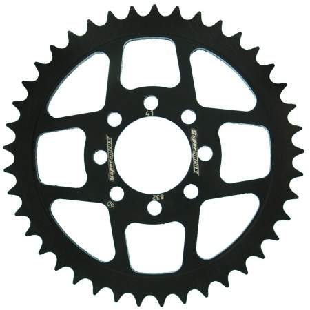 Kit de lant EK - Argintiu lant 420 DEH, Non-sealed, pinion fata SUPERSPROX, foaie spate SUPERSPROX pentru YAMAHA DT 80 MX 1983 - Img 4