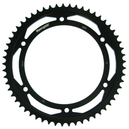 Kit de lant EK - Argintiu lant 428 DEH, Non-sealed, pinion fata JT cauciucat, foaie spate SUPERSPROX pentru YAMAHA DT 125 R Everts 2006 - Img 4