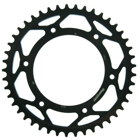 Kit de lant EK - Argintiu lant 520 SRO, O-ring, pinion fata SUPERSPROX, foaie spate SUPERSPROX pentru HONDA XR 400 R 1996-2004 - Img 4