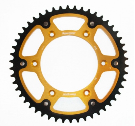 Kit de lant EK - Argintiu lant 520 SRX, X-Ring, pinion fata SUPERSPROX, foaie spate SUPERSPROX STEALTH pentru KTM LC4 400 Enduro 1993 - Img 4