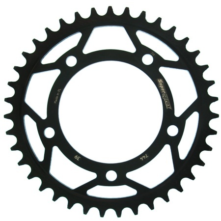 Kit de lant EK - Argintiu lant 525 SRX, X-Ring, pinion fata JT, foaie spate SUPERSPROX pentru DUCATI 749 Dark 2004-2006 - Img 4