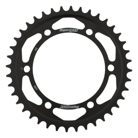 Kit de lant EK - Argintiu lant 530 SRO, O-ring, pinion fata JT cauciucat, foaie spate SUPERSPROX pentru CAGIVA Raptor 1000 2001-2002 - Img 4