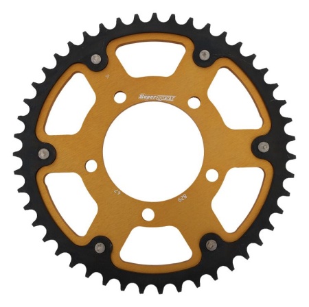 Kit de lant EK - Auriu lant 530 MVXZ, X-Ring, pinion fata JT cauciucat, foaie spate SUPERSPROX STEALTH pentru SUZUKI GSF 600 Bandit / S 1995-1999 - Img 4