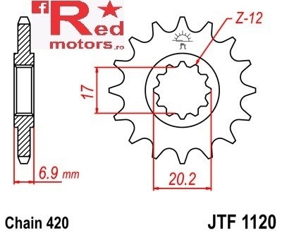 Kit lant DID GOLD pentru Yamaha TZR50 2007-2012 - Img 2