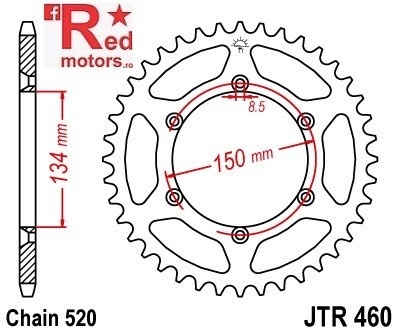 Kit lant DID GOLD X-Ring PRO-STREET 520 VX pentru Suzuki RM-Z250 K4,K5,K6 2004-2006 - Img 3