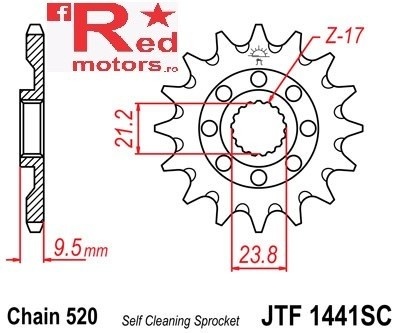 Kit lant DID GOLD X-Ring PRO-STREET 520 VX pentru Suzuki RM-Z450 K5,K6,K7 2005-2007 - Img 2