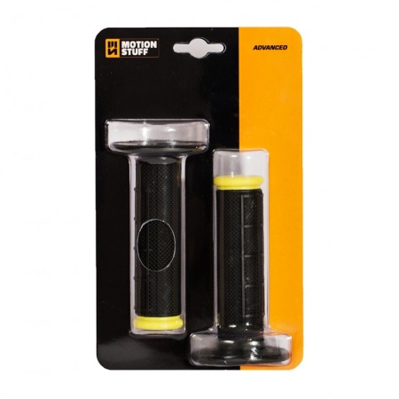 Mansoane MX-Enduro MOTION STUFF ADVANCED negru/galben (half-waffle) - Img 2