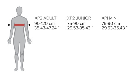 Protectie de piept POLISPORT XP2 JUNIOR 8000700003 black/silver/black - Img 3