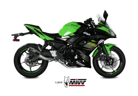 Sistem de evacuare complet 2x1 MIVV MK3 K.044.SM3C Carbon - Img 2