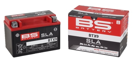 Baterie activata din fabrica BS-BATTERY BTX9 (FA) (YTX9 (FA)) SLA - Img 3