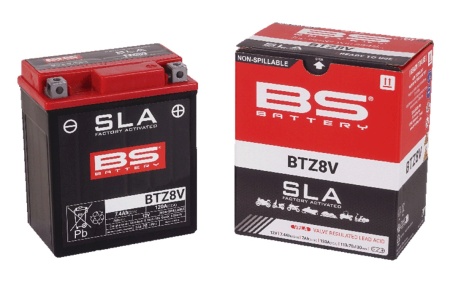 Baterie activata din fabrica BS-BATTERY BTZ8V (FA) (YTZ8V (FA)) SLA - Img 3
