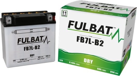 Baterie conventionala FULBAT FB7L-B2 (12N7-3B) (YB7L-B2) include electrolit - Img 2