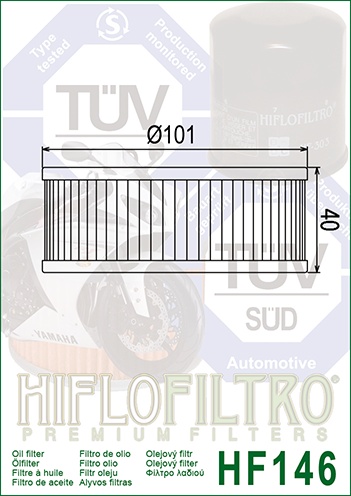 Filtru de ulei HIFLOFILTRO HF146 - Img 2