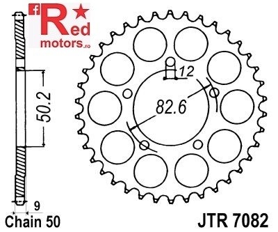 Foaie/pinion spate JTR7082.48 530 cu 48 de dinti
