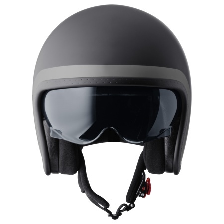 Jet helmet GMS RIDE ZG11702 matt black-grey L - Img 2
