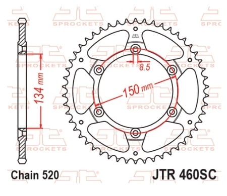 Kit de lant D.I.D Chain - Auriu lant 520 DZ, Non-sealed, pinion fata JT, foaie spate JT pentru KAWASAKI KX 125 1996-1997 - Img 6