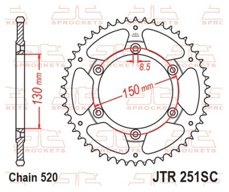 Kit de lant D.I.D Chain - Auriu lant 520 ERVT, X-Ring, pinion fata JT, foaie spate JT pentru YAMAHA WR 450 F 2007-2025 - Img 6