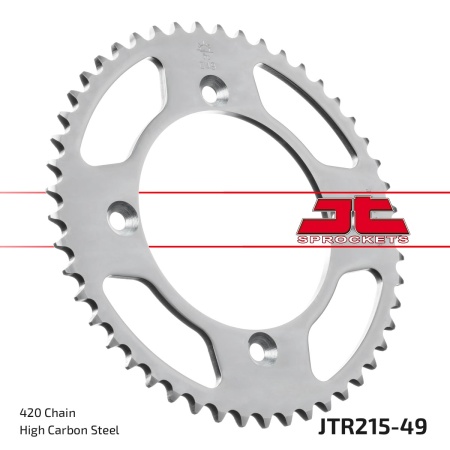 Kit de lant EK - Argintiu lant 420 DEH, Non-sealed, pinion fata JT, foaie spate JT pentru HONDA CR 80 R / RB 1986-2002 - Img 6