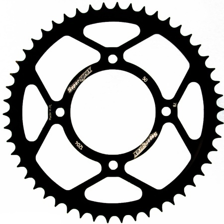 Kit de lant EK - Argintiu lant 428 SHDR, Non-sealed, pinion fata SUPERSPROX, foaie spate SUPERSPROX pentru HONDA XR 100 R 1985-2003 - Img 3