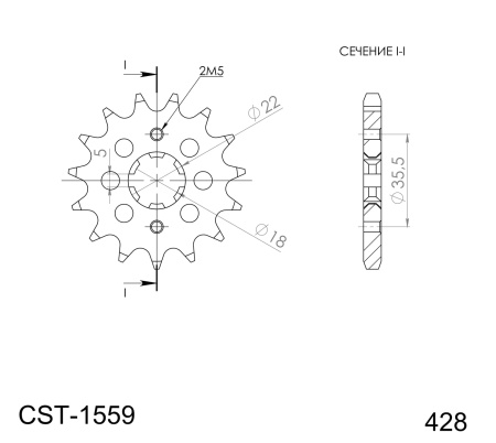 Kit de lant EK - Argintiu lant 428 SRO, O-ring, pinion fata SUPERSPROX, foaie spate JT pentru YAMAHA YS 125 2017-2019 - Img 3